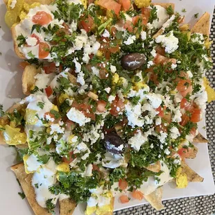 Mediterranean Nachos