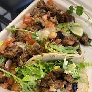 &quot;Chicken&quot; tacos