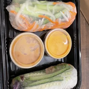 Lemongrass Pork Fresh Rolls