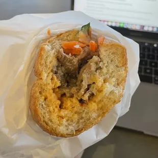 Lemongras pork banh mi