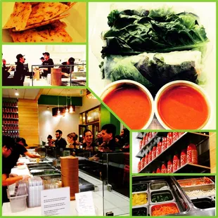 Montage of images from Freshroll Vietnamese Rolls and Bowls