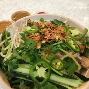 Chicken Vermicelli Noodle Bowl