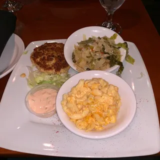 Handmade Crab Cakes Lunch