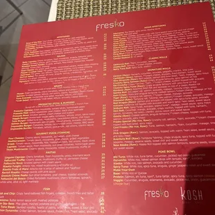 Menú