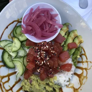 Ahi Tuna poke bawl