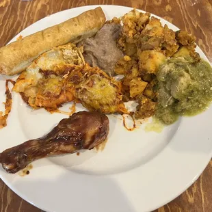 a plate of food