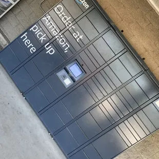 Safe place for Amazon pickup. No worries about porch pirates.