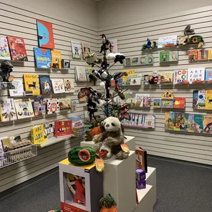 Lots of books in the gift shop