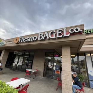 the front of a restaurant