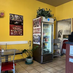 the inside of a restaurant