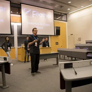 Feather Staff presents at Columbia University
