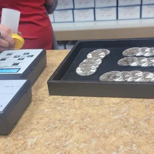 Cashing in some Morgan Stanley silver dollars