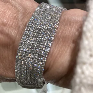 Gorgeous diamond bracelet that can be dressy or casual.