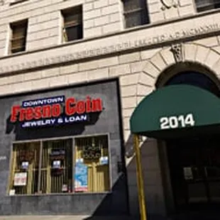 Located across the street from Club One. Located at Tulare and VanNess in the historic TW PATTERSON Building!