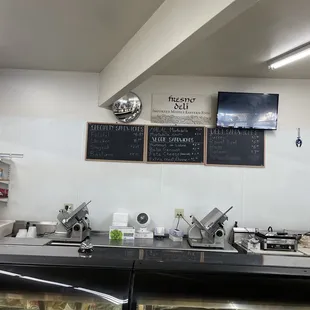 The menu