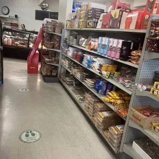 Main aisle with deli in background