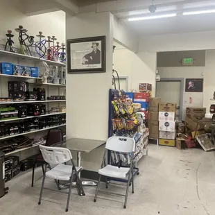 Back area hookah and olive assortment