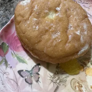 My delicious lemon jelly donut!