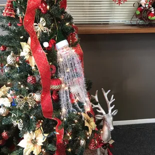 The girls always have the office decorated for whatever time of year it is.
