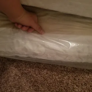 what kind of box has a matress sewn in with it.