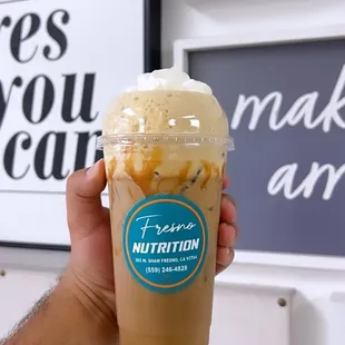 Iced coffee high protein a delicious snack  15g protein 100 calories 2g sugar