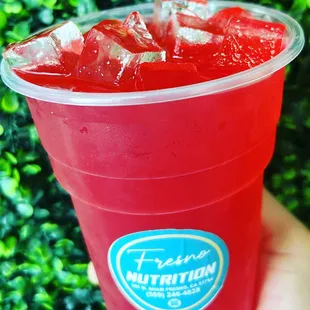 Strawberry watermelon loaded tea