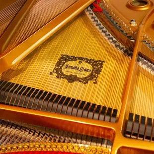 Yamaha grand piano soundboard Fresno Piano