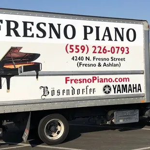 Fresno Piano truck