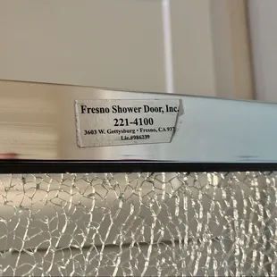 Fresno Shower Doors shatter