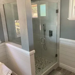 Master shower remodel