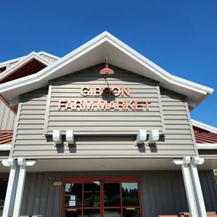 the front of the store