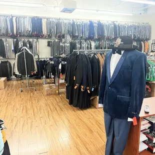 The left side of the store