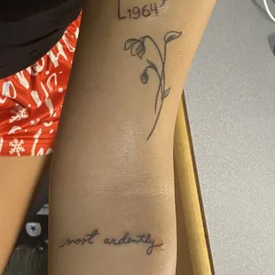 Heart and bottom quote