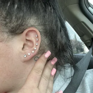 Full ear piercing