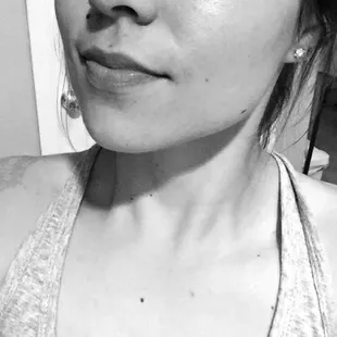 Nose piercing so happy with it. Best place to get pierced