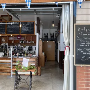 a woman standing in the doorway