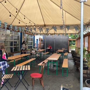 Plenty of outdoor seating