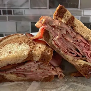 12. Jumbo Black Pastrami Sandwich