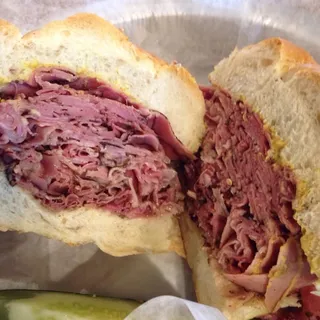 12. Jumbo Black Pastrami Sandwich