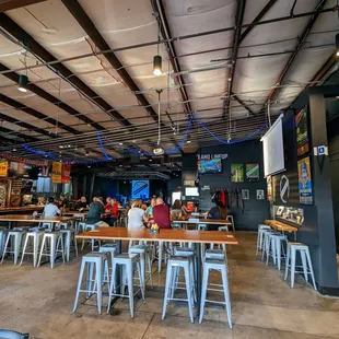 the inside of a restaurant