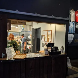 The Smoked Out kitchen.