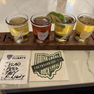 Beer flight!