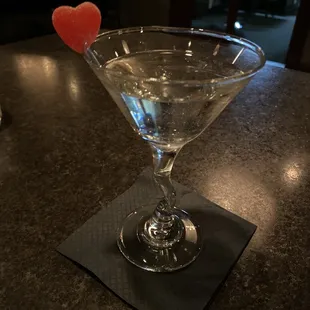 The cutest martini ever.