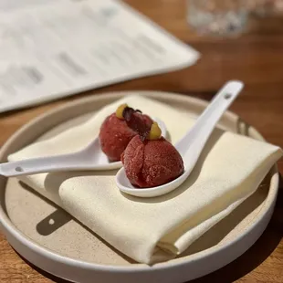Intermezzo -- Raspberry and Beet Sorbet