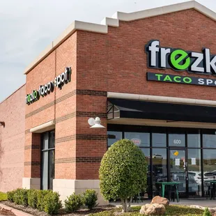 the front of the store