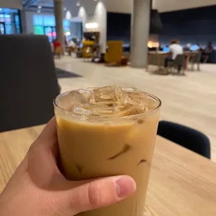 Iced Honey Latte