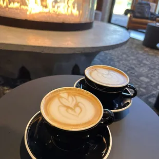 Maple latte with oat milk