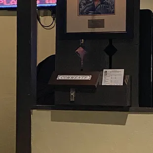 They still have a comment box