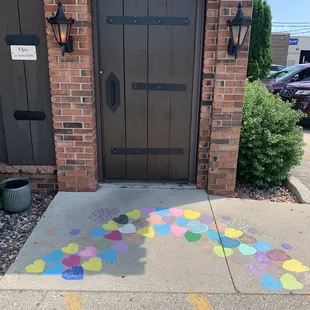 Hearts at the entrance!