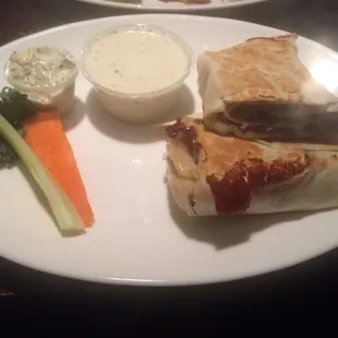 Roast beef wrap